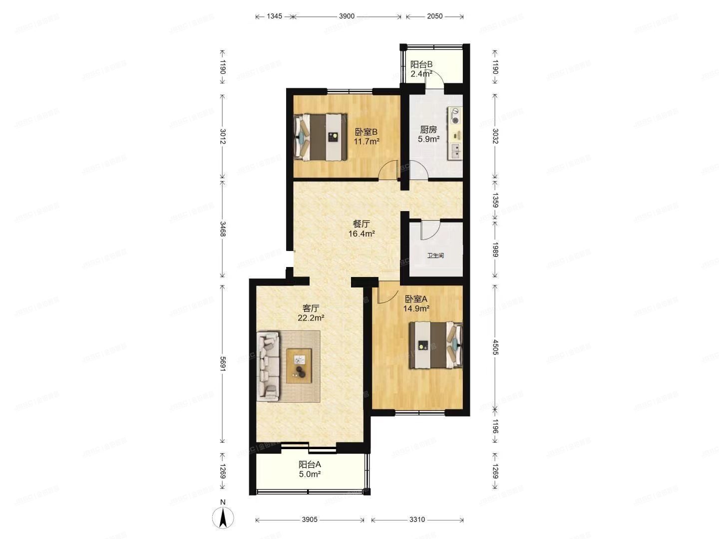 昌平区 北七家镇温泉花园34号楼2层421（温泉花园）
