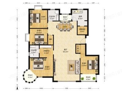 经济技术开发区 天宝园五里一区26号楼9层1单元901（上海沙龙）