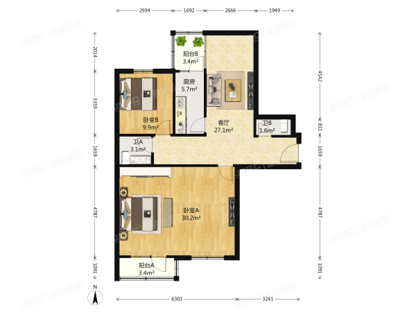 丰台区 芳城园丰台区 芳城园一区12号楼21层甲门2109室（芳城园一区）