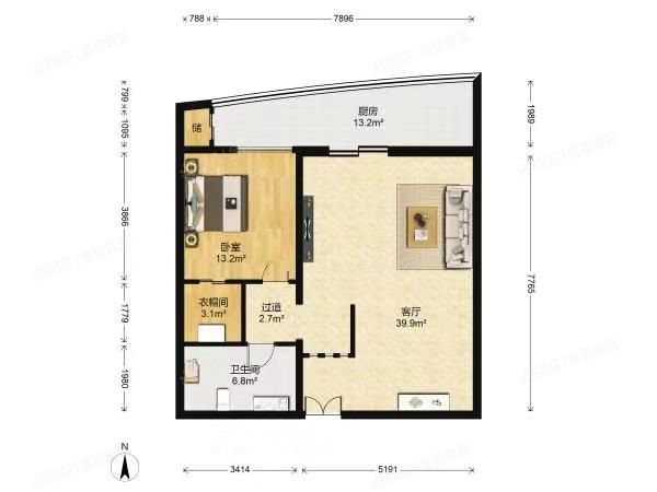 丰台区 芳城园一区17号楼19层A-2206号（日月天地）