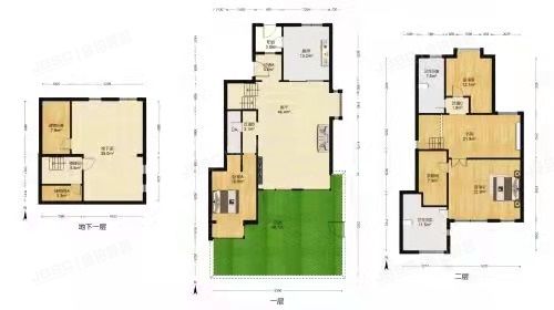 顺义区 龙湾别墅10号楼-1至2层2单元2-102