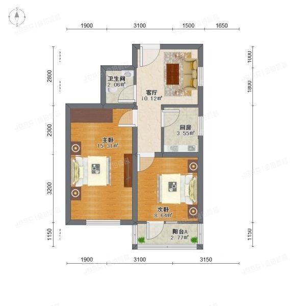 朝阳区 西坝河南里5号楼1层101