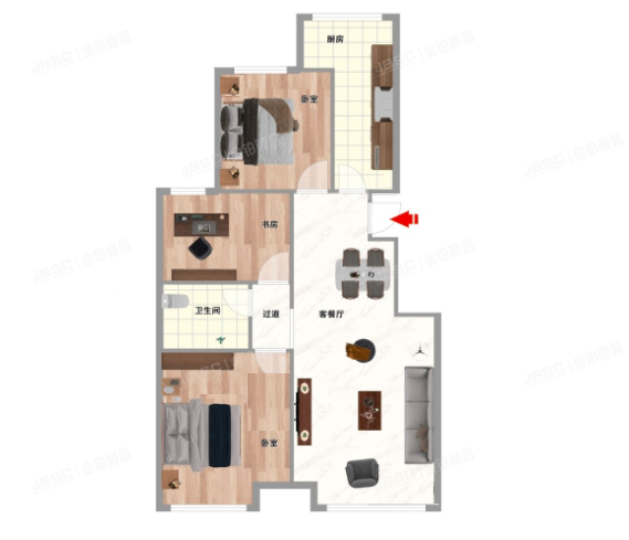 海淀区 学院路20号院9号楼4层5单元402（石油大院）按经适房管理