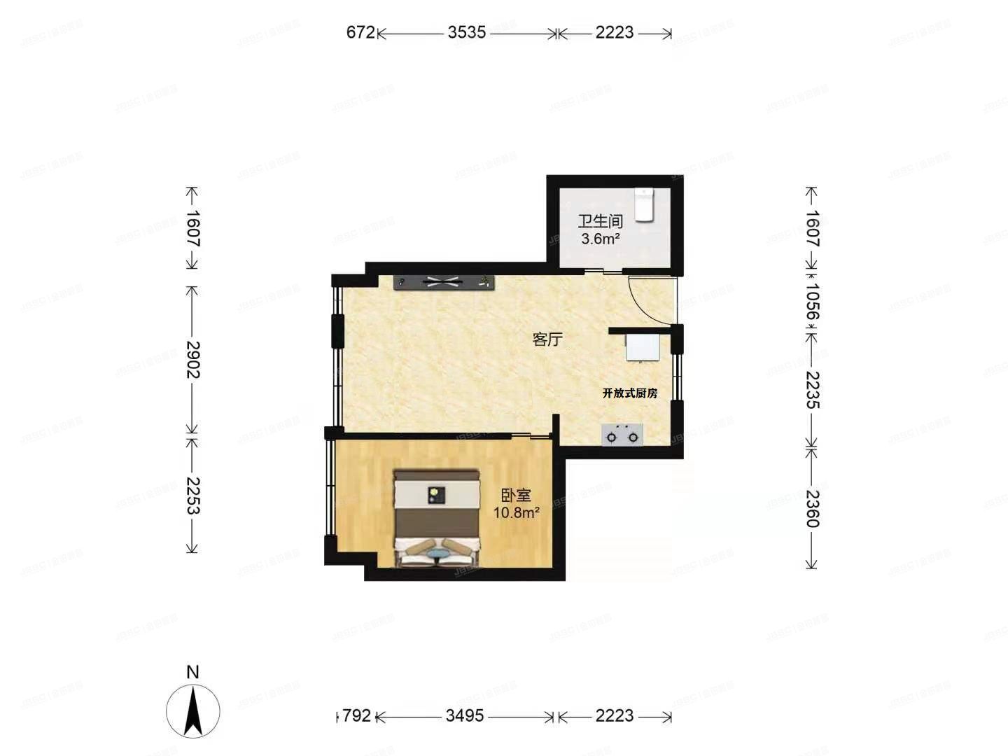 通州区 杨庄南里66号楼14层3单元1402（长城国际）