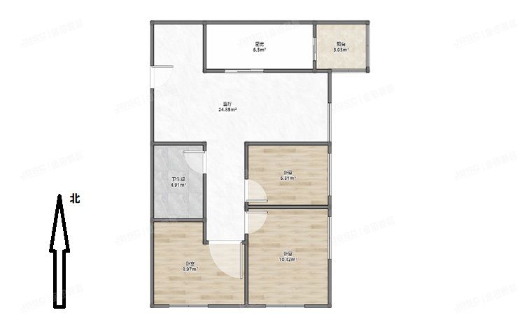 朝阳区 五里桥一街3号院5号楼25层1单元2501（首开畅心园）经适房