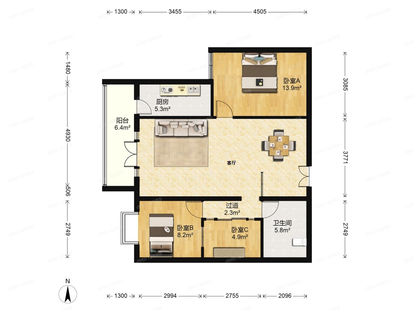 西城区 马连道路甲10号楼9层①-905（馨莲茗园）