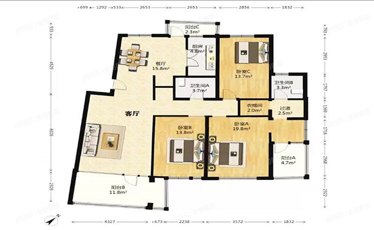 朝阳区 万象新天家园229号楼3-302号（万象新天二区）