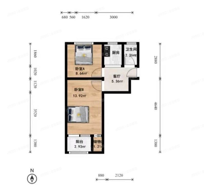 朝阳区 团结湖水利局宿舍1号楼4层3门11（团结湖水利局宿舍）