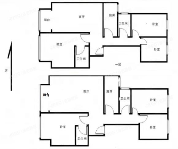 西城区 山西街6号院4号楼6至7层4单元602号（京能四合上院）复式
