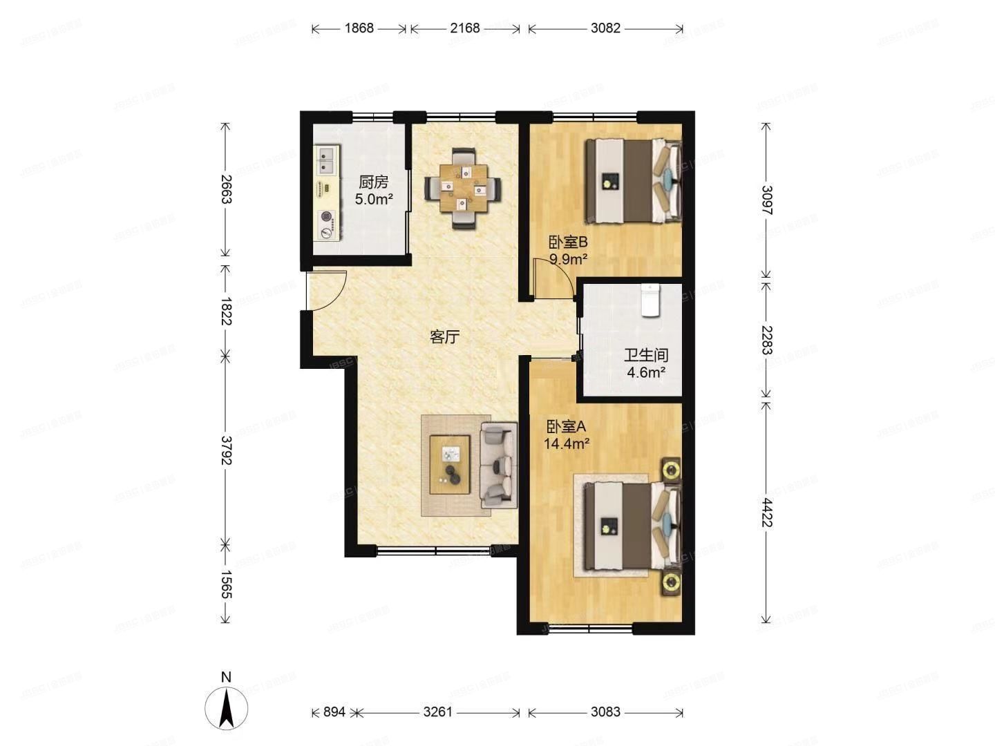 昌平区 创新园18号楼2层2单元202号（金隅万科城）