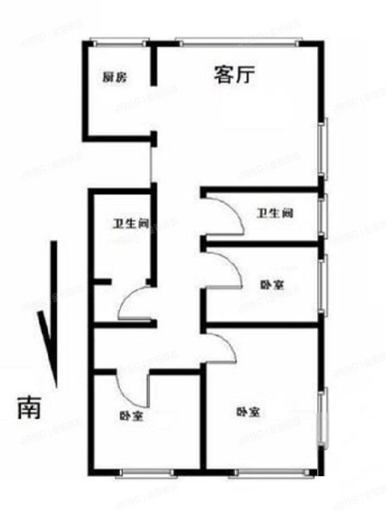 西城区 新华里10号院2号楼10层1门1001（九和苑）