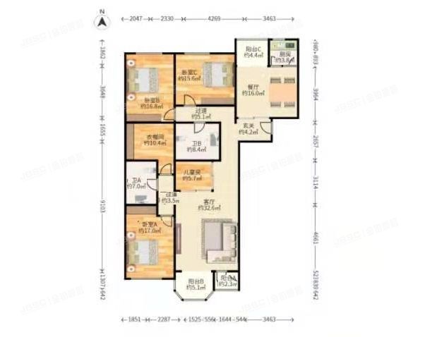 海淀区 远大园三区6号楼三单元十层11A（远大园三区）
