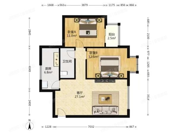海淀区 三里河路9号院7号楼9层4单元901（建设部大院）