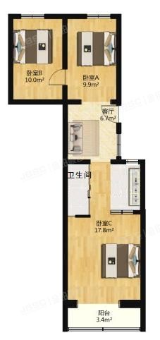 朝阳区 潘家园南里2号楼5层1单元503（潘家园南里）