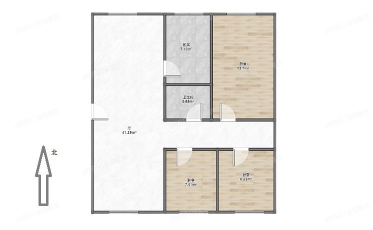 房山区 汇丰街4号院7号2层1单元202（世界名园）