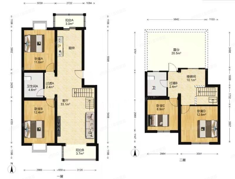 门头沟区 绿岛家园26号楼6层2单元602号（绿岛家园）