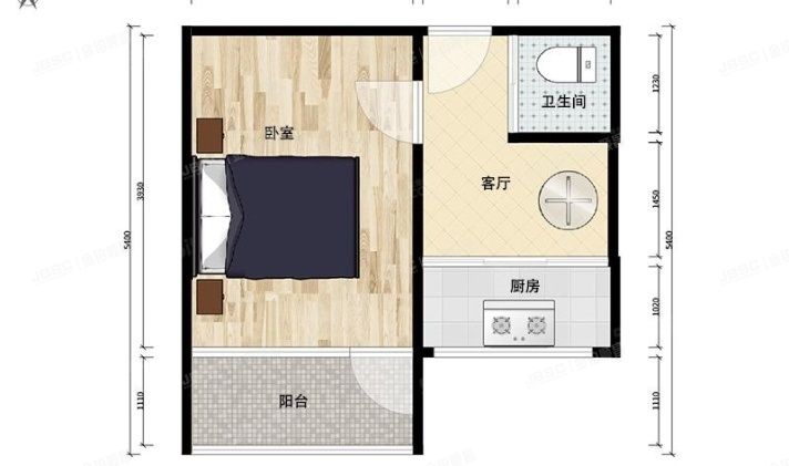 西城区 红莲北里3号楼5层②-5-502（红莲北里）