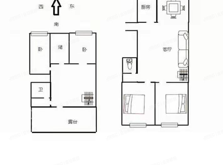 密云区 果园西路38号院1号楼6层4单元601（果园西路38号院）
