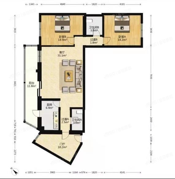 海淀区 联慧路101号院C座1818室（西晴公寓）