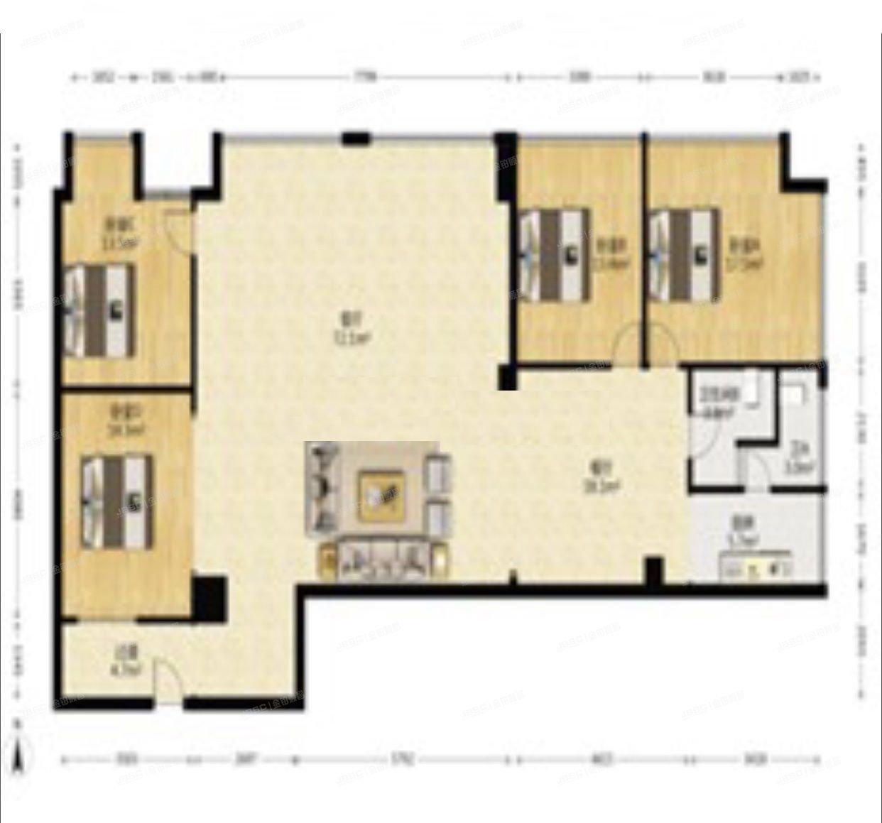 丰台区 顺三条21号1号楼19层1901号（嘉业大厦）