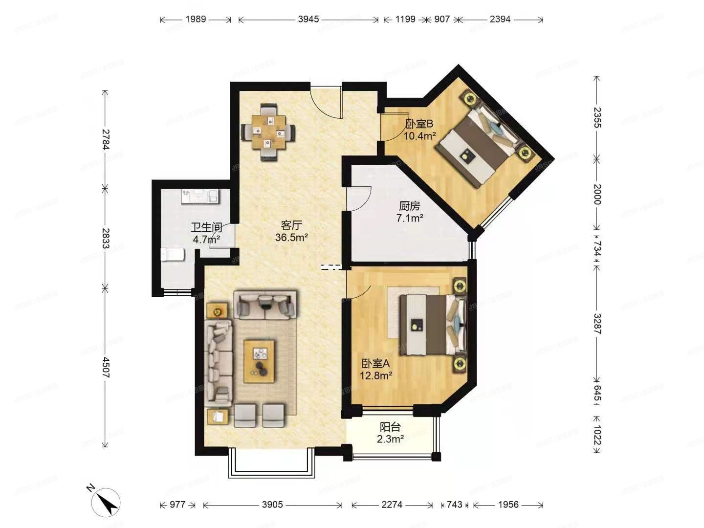 丰台区 星河苑1号院22号楼5层504（星河苑西区）