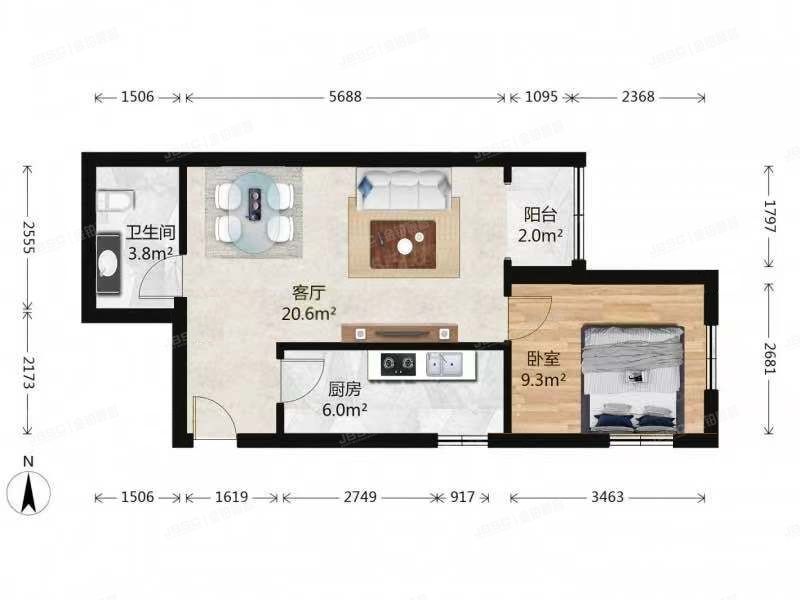 朝阳区 兴隆家园11号楼6层609号（兴隆家园）