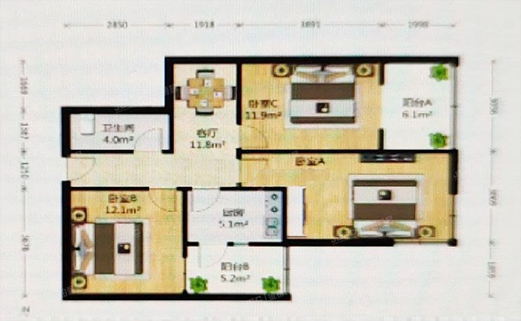 朝阳区 南十里居17号楼11层1109号（东风家园）