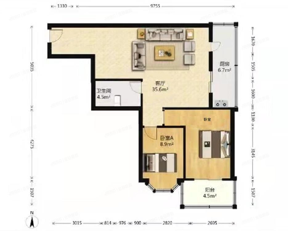 西城区 马连道路78号院1号楼3层304（瑞莲家园）