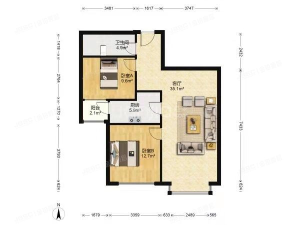 朝阳区 百子湾路32号院南5号楼1层B座106（苹果社区南区）