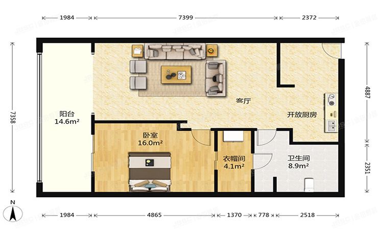 朝阳区 首创禧瑞都1号楼2105+车位（首创禧瑞都）