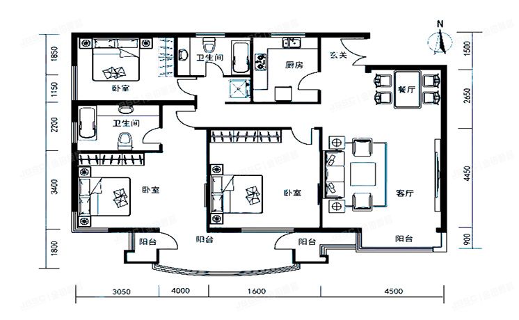 朝阳区 大屯里310号2602号（金泉家园）