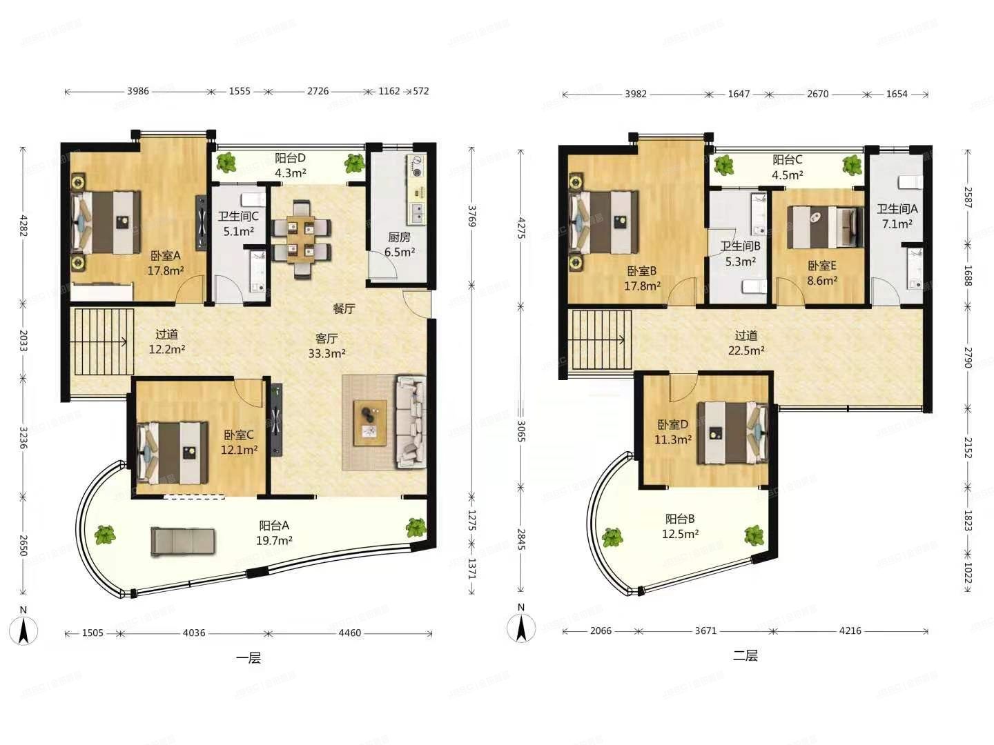 房山区 伟业嘉园西里5号楼3单元602室（复式）