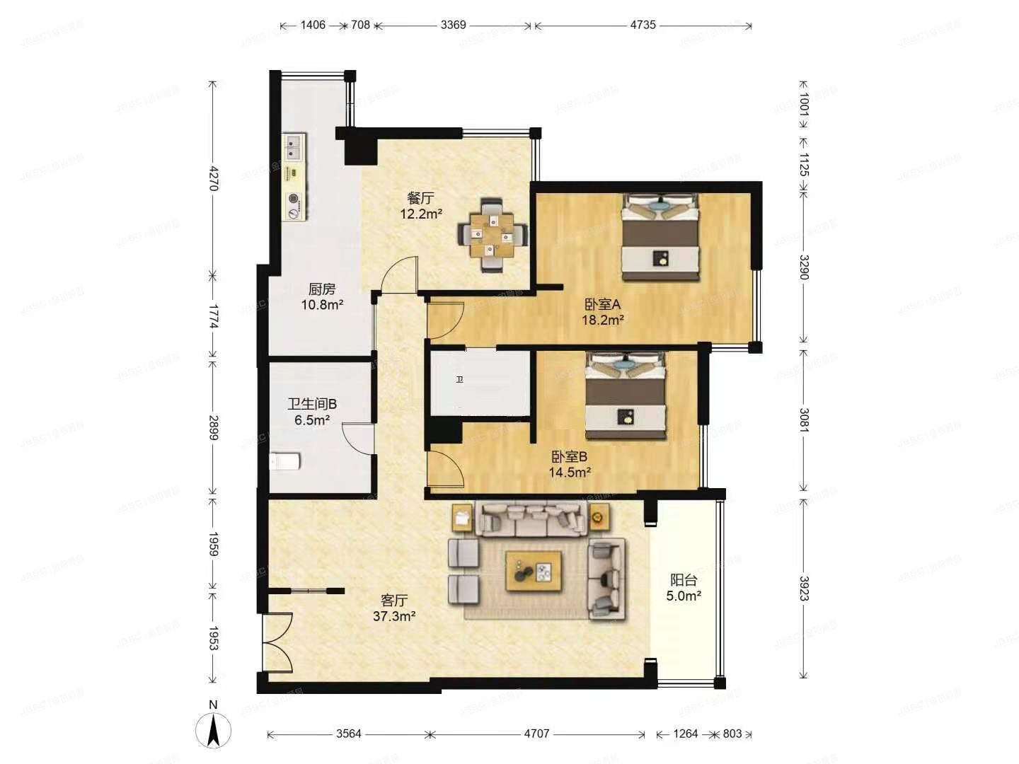 朝阳区 北苑路172号万兴苑9号楼8层801（欧陆经典）