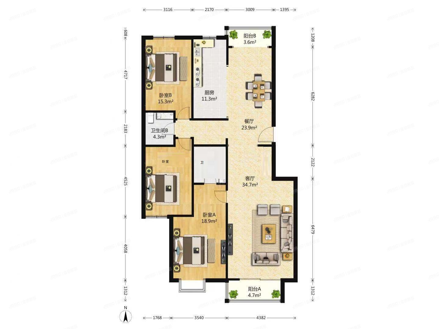 朝阳区 夏都盈座2号楼5层B门502号