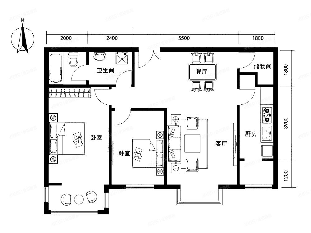 朝阳区 域清街2号院8号楼14层2单元1402（融域嘉园）