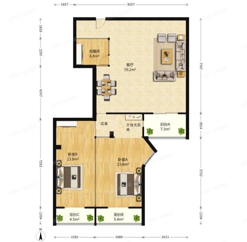 西城区 车公庄大街甲4号14层B1403号（物化大厦）