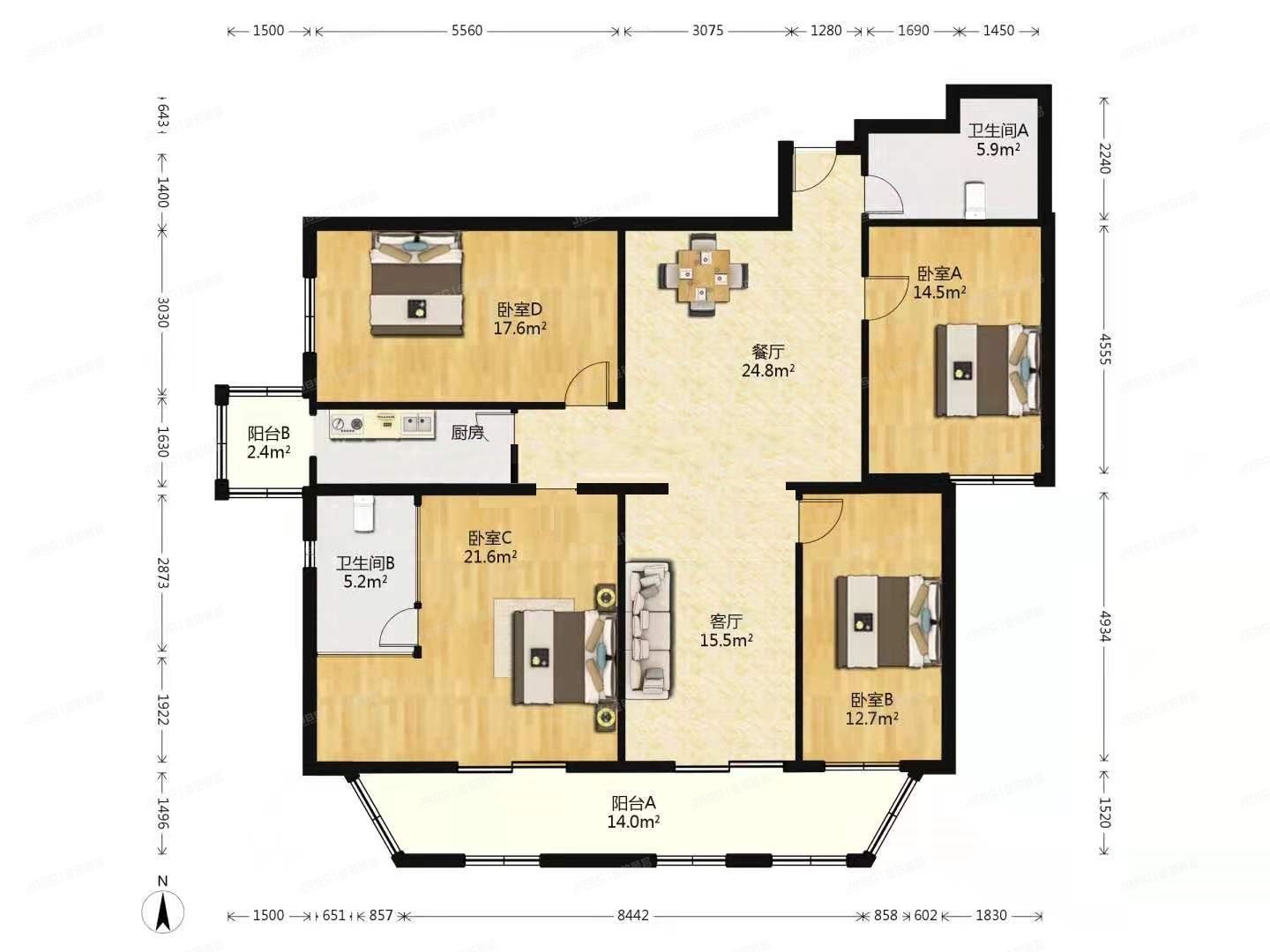 朝阳区 安慧北里逸园25号楼20层2004