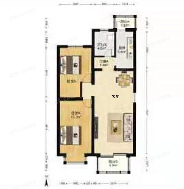 房山区 窦店镇山水汇豪苑12号楼2层1-202