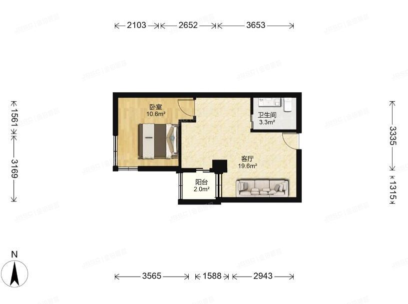 西城区 椿树园11号楼16层1611