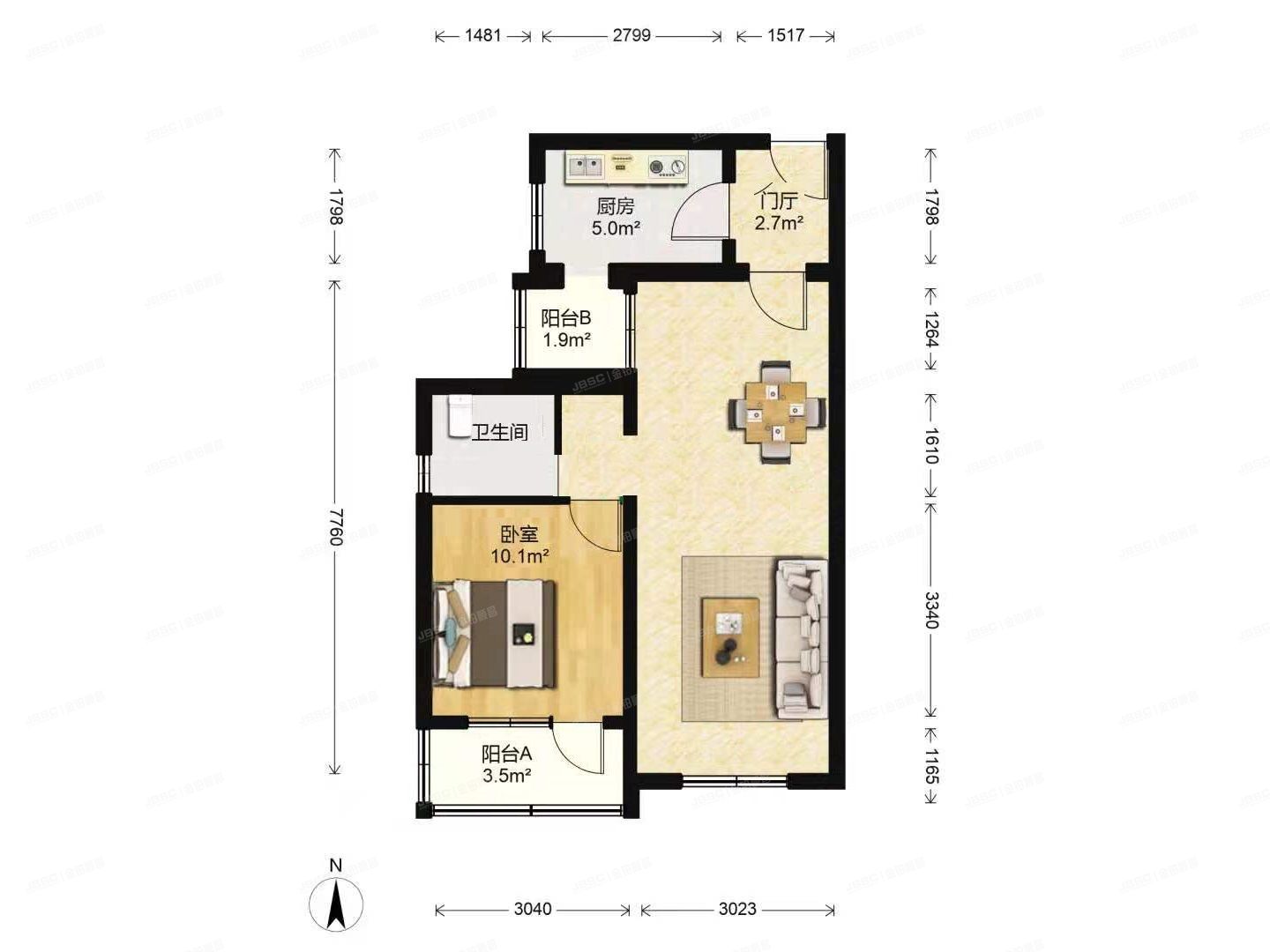 通州区 富河园17号楼4层403号