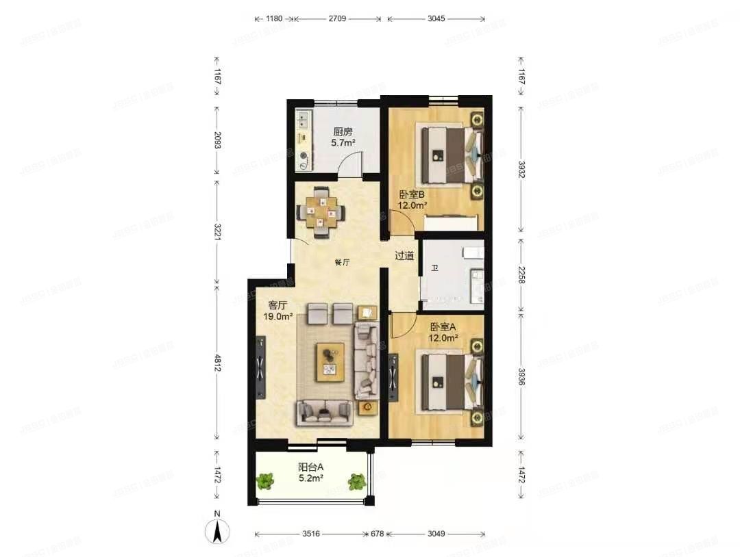 通州区 幸福艺居5号楼4层541号