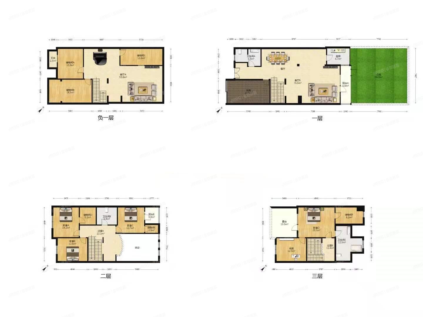 房山区 加州水郡102号楼1至3层10203