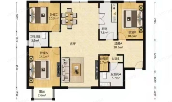 丰台区 西府·颐园万和园6号楼4层2单元401号