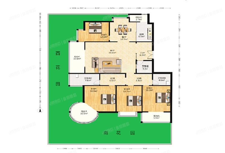海淀区 泉宗路10号2号楼1层1单元101（康桥水郡）