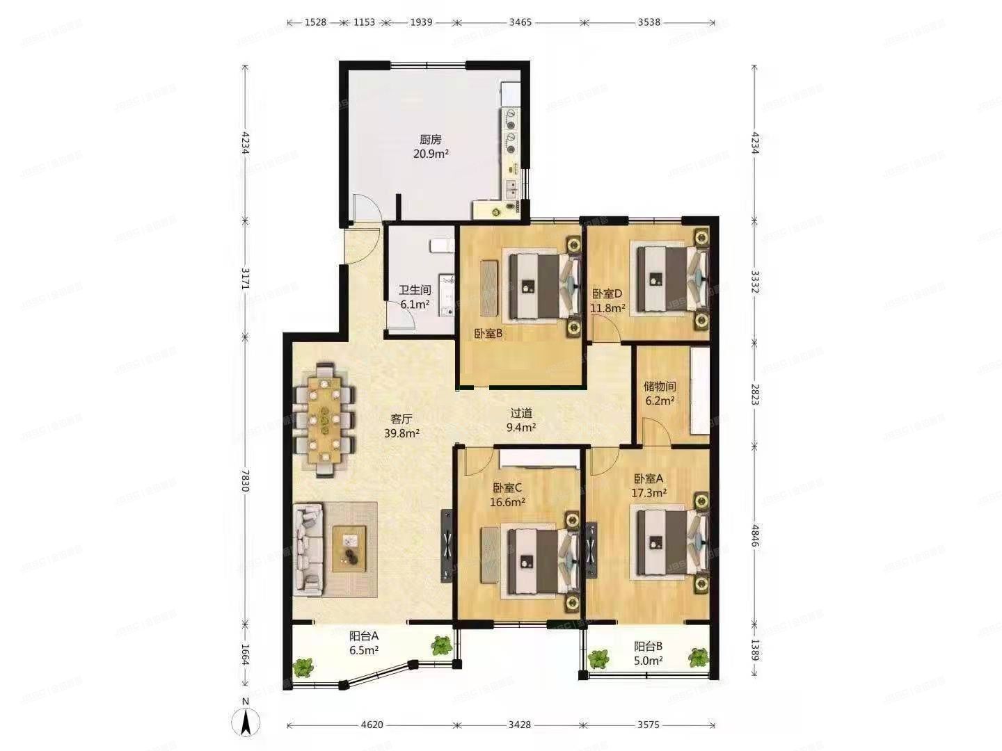 顺义区 蓝星花园社区12号楼1层3-102