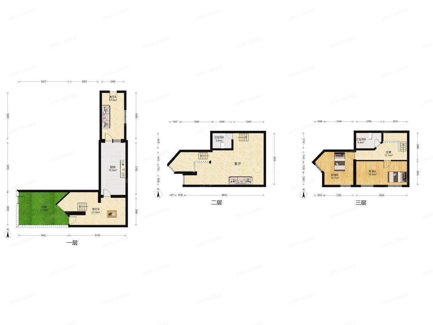 昌平区【变卖】北七家镇王府花园民泰园2号联20A号楼1至3层（王府花园）别墅