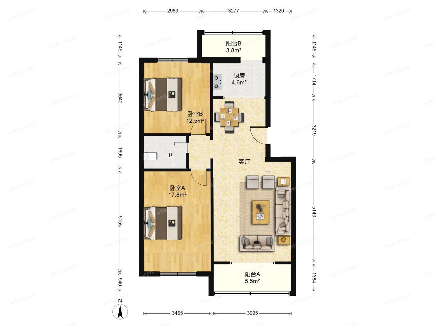 大兴区 宇丰苑50号楼5层6-502