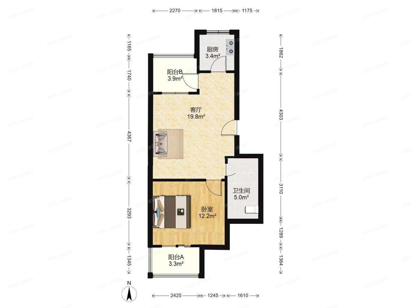 昌平区 天通苑二区13号楼3层5单元2号