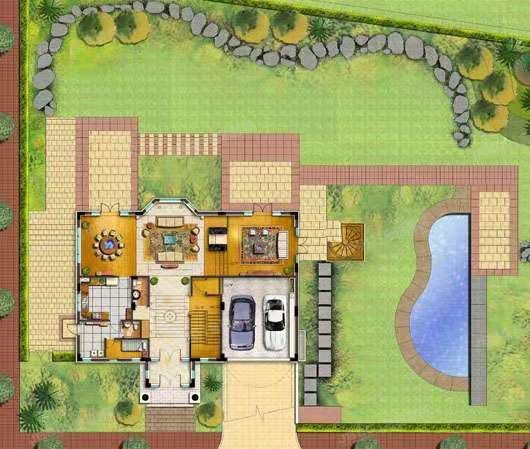 顺义区 丽高王府A-3幢1至3层 别墅