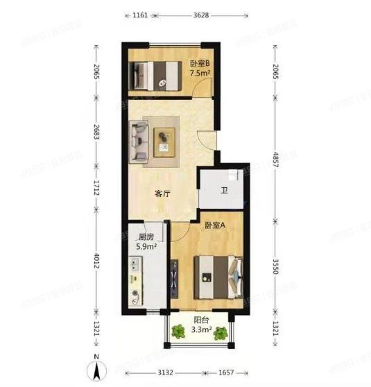 丰台区 富锦嘉园一区1号楼5层3单元501号